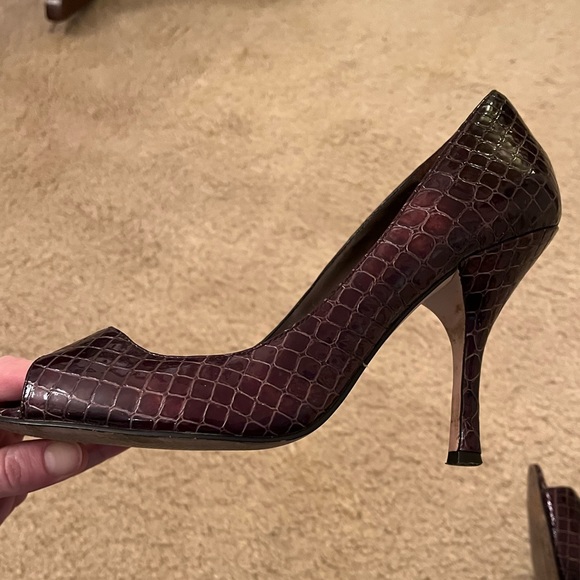3/$12🍀Enzo Angiolini Peep Toe Heels - Picture 5 of 9